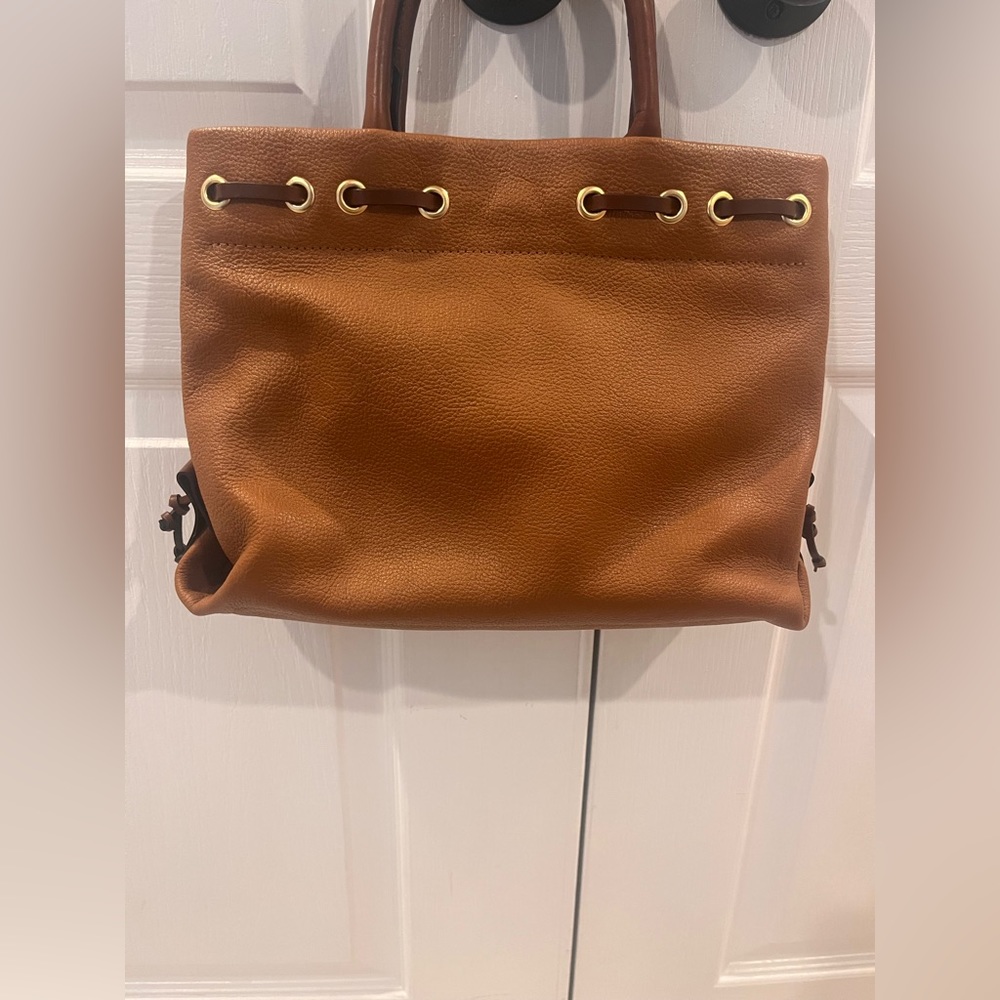Dooney & Bourke Brown Leather Handbag - Picture 8 of 12